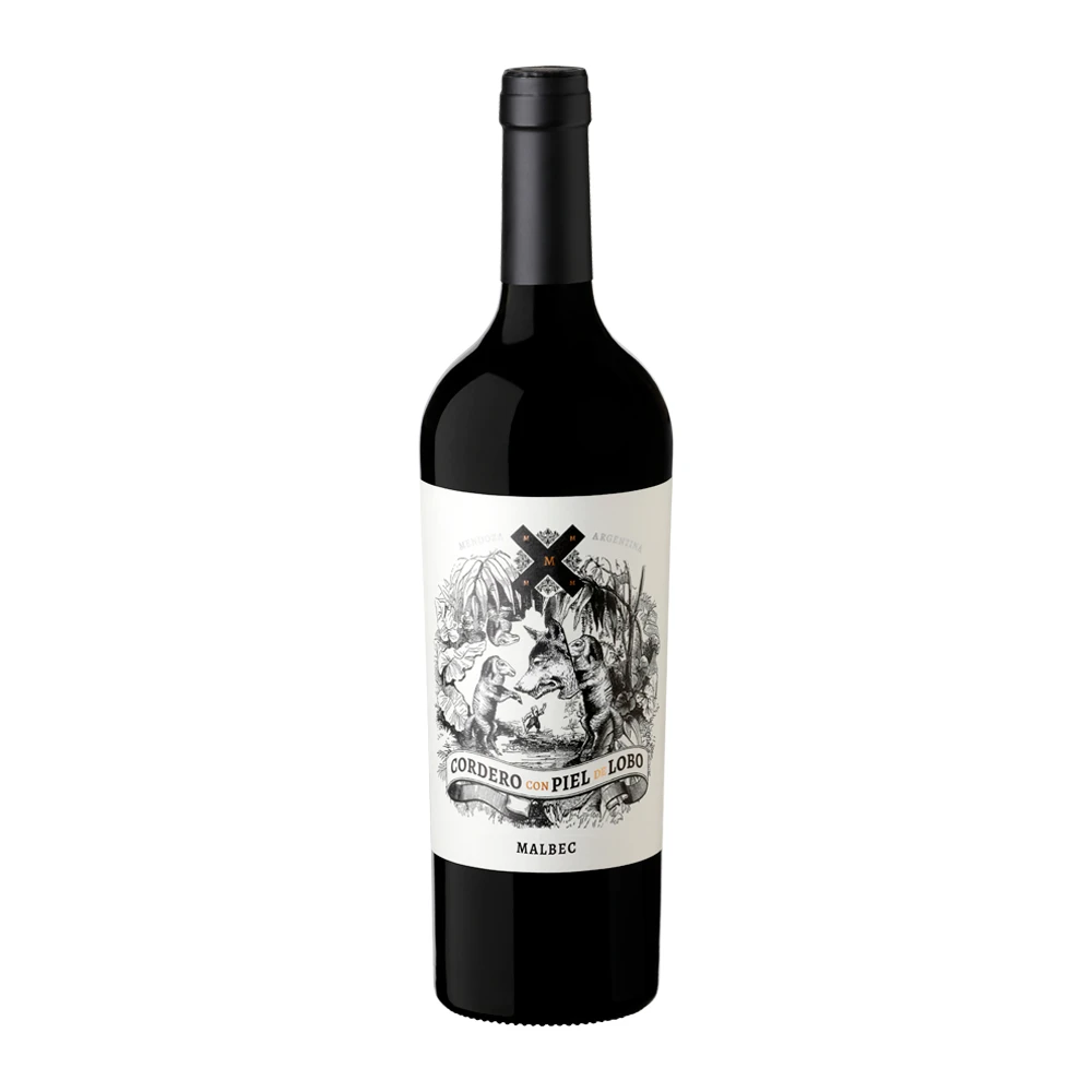 Vinho Argentino Cordero Con Piel de Lobo Malbec Garrafa 750Ml