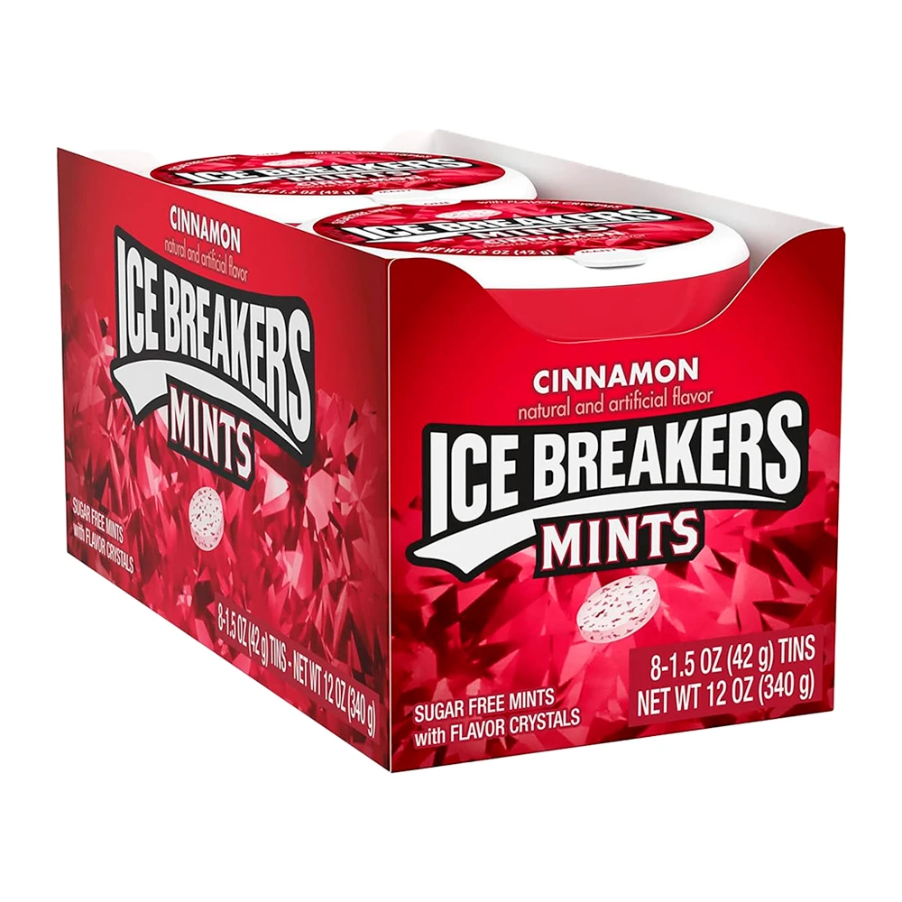 Bala Icebreakers Cinanamon Caixa 8X42G