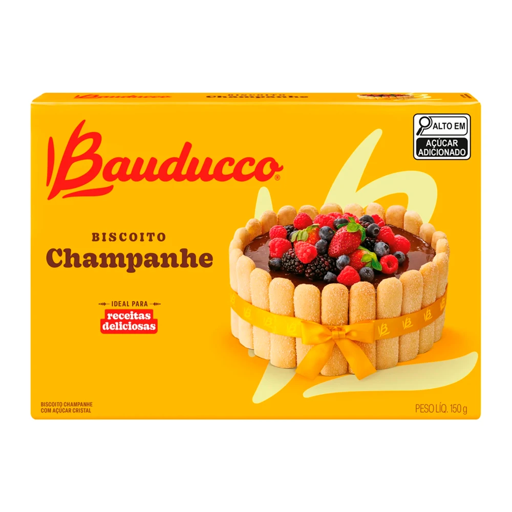 Bicoito Bauducco Champagne Cristal Caixa 150G