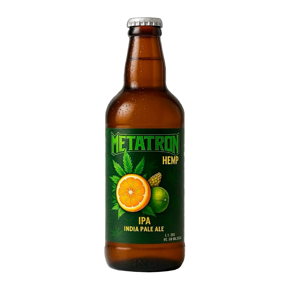 Cerveja de Cannabis Metatron IPA Garrafa 500ml