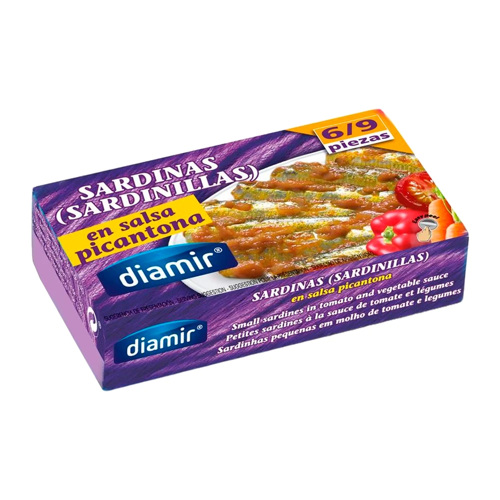 Sardinha Diamir Ao Molho de Picante Lata 90G
