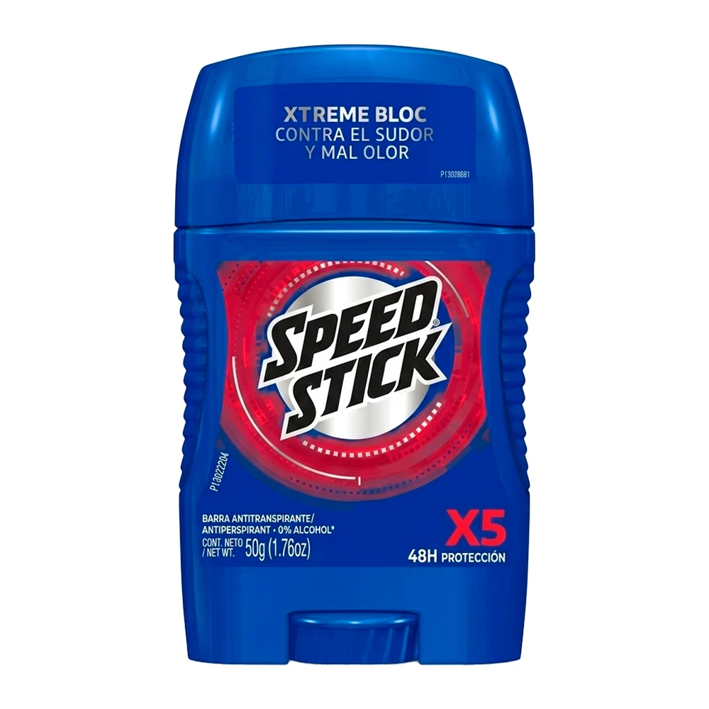 Desodorante Speed Stick Men X5 Active Barra 50G