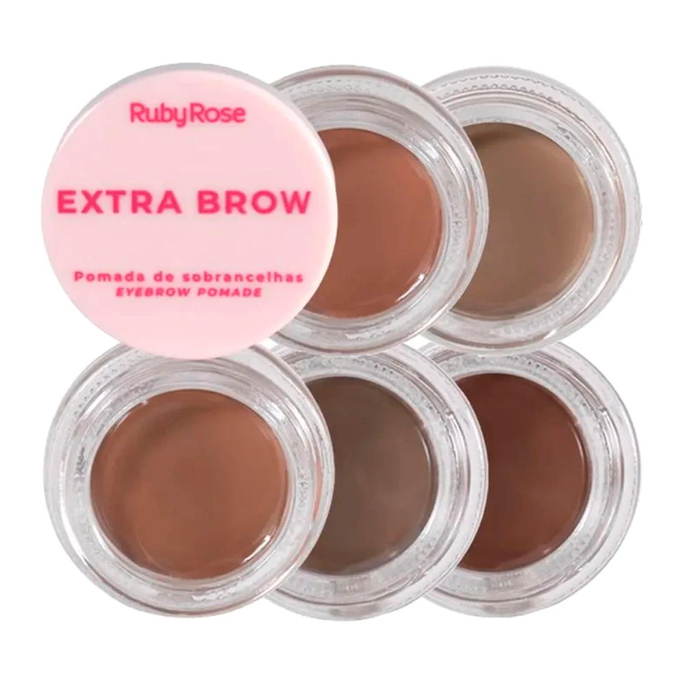 Pomada em Gel Para Sobrancelha Ruby Rose Extra Brown Hb-e2502