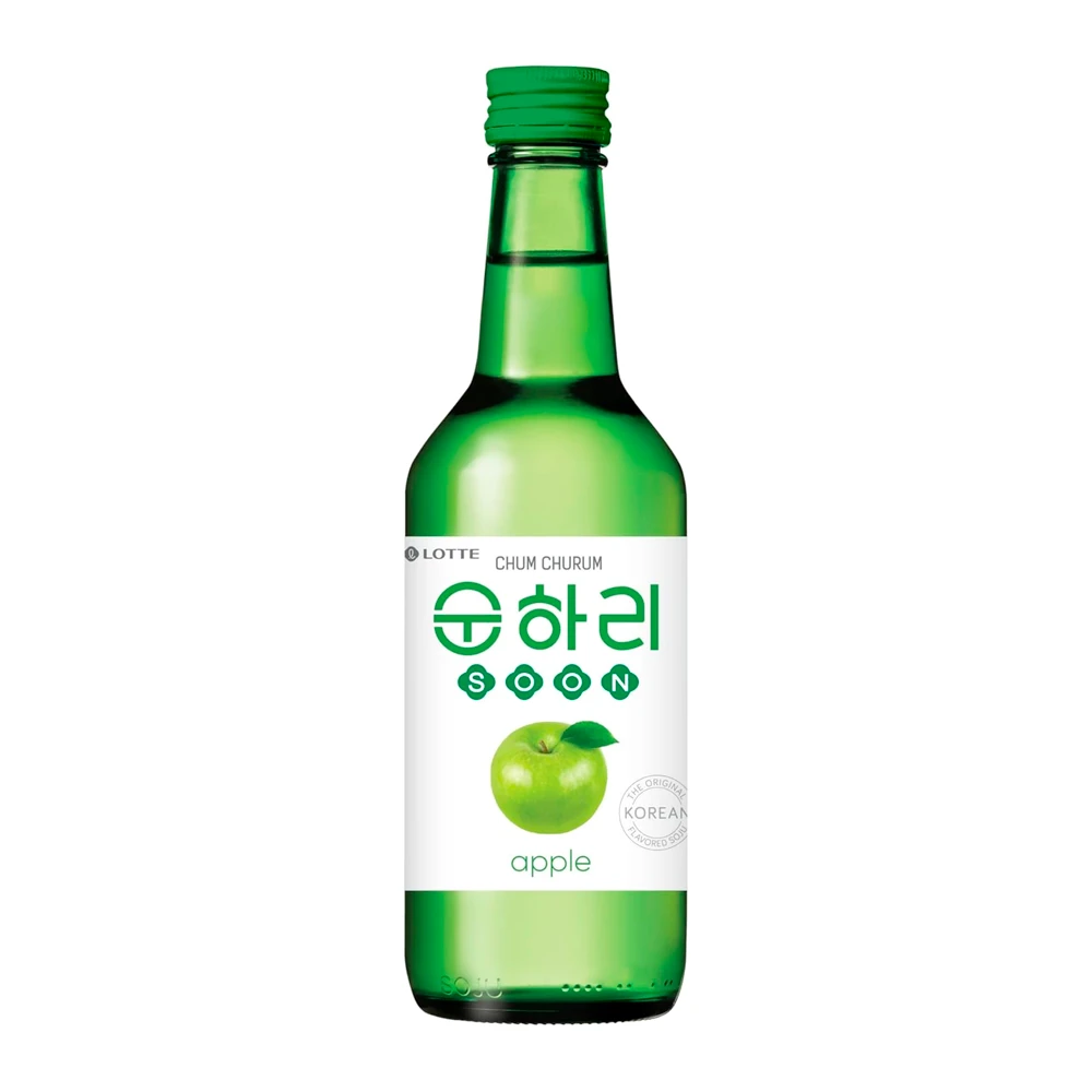 Soju Chumchurum Maçã Garrafa 375Ml