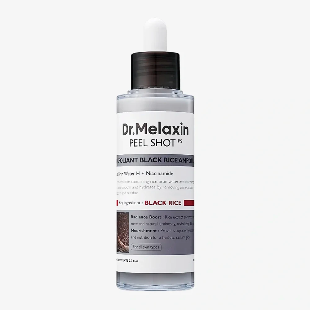 Esfoliante Facial Dr Melaxin Peel Shot Black Rice Ampoule 80Ml