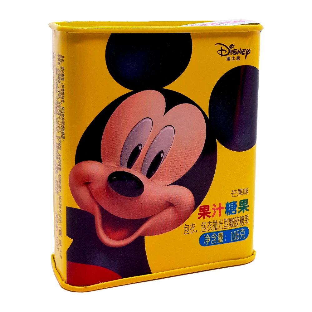 Bala de Gelatina Disney Mickey Manga Lata 105G