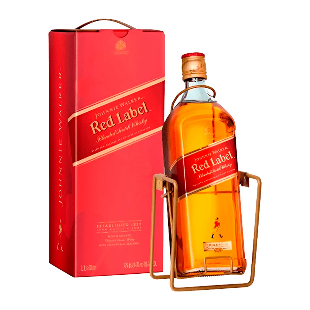Whisky Johnnie Walker Red Label Garrafa 3Lt Com Caixa