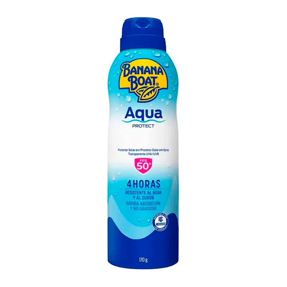 Protetor Solar Banana Boat Aqua Protec Aerossol Spf50 170G