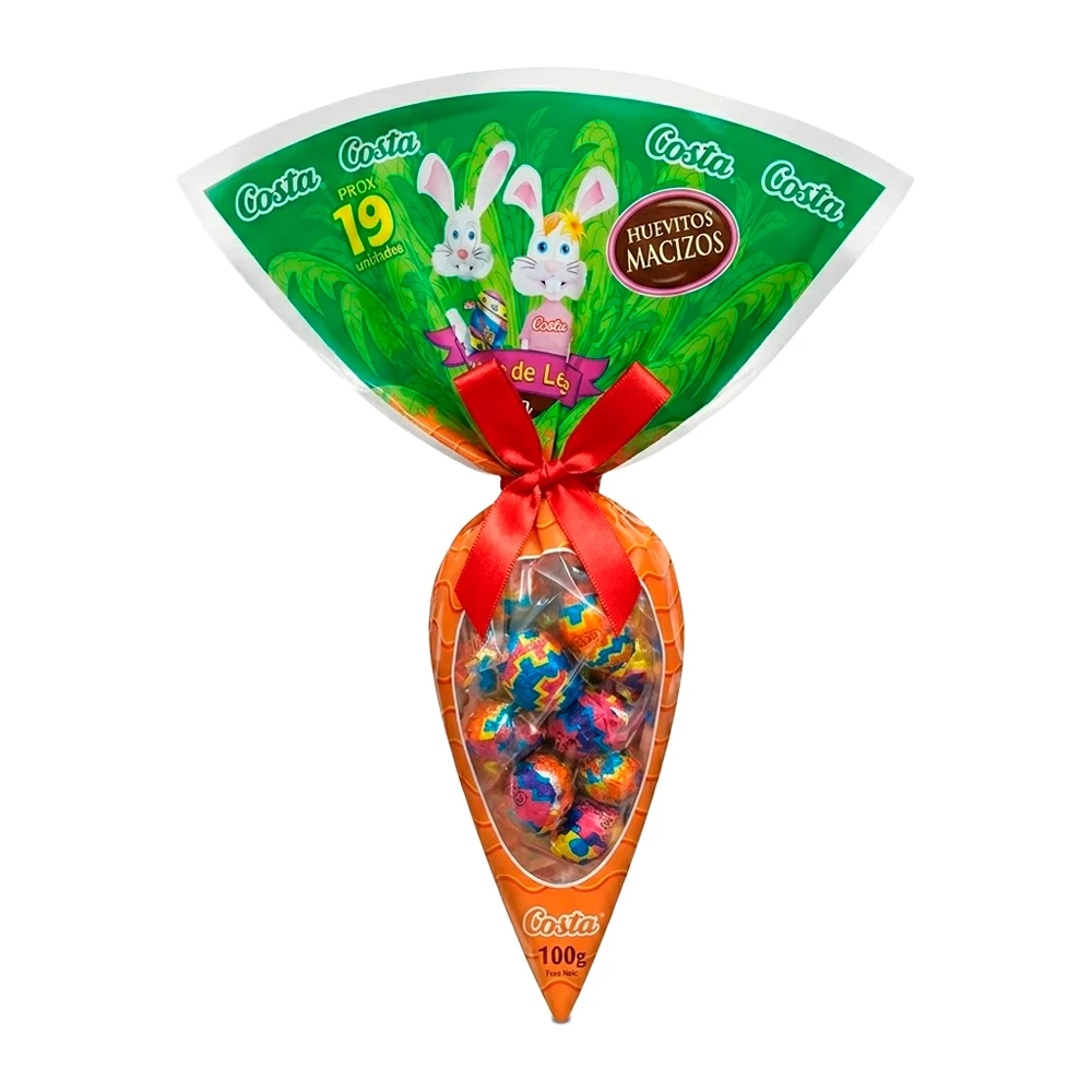 Mini Ovos Cenoura Pacote Pascoa 100G Costa