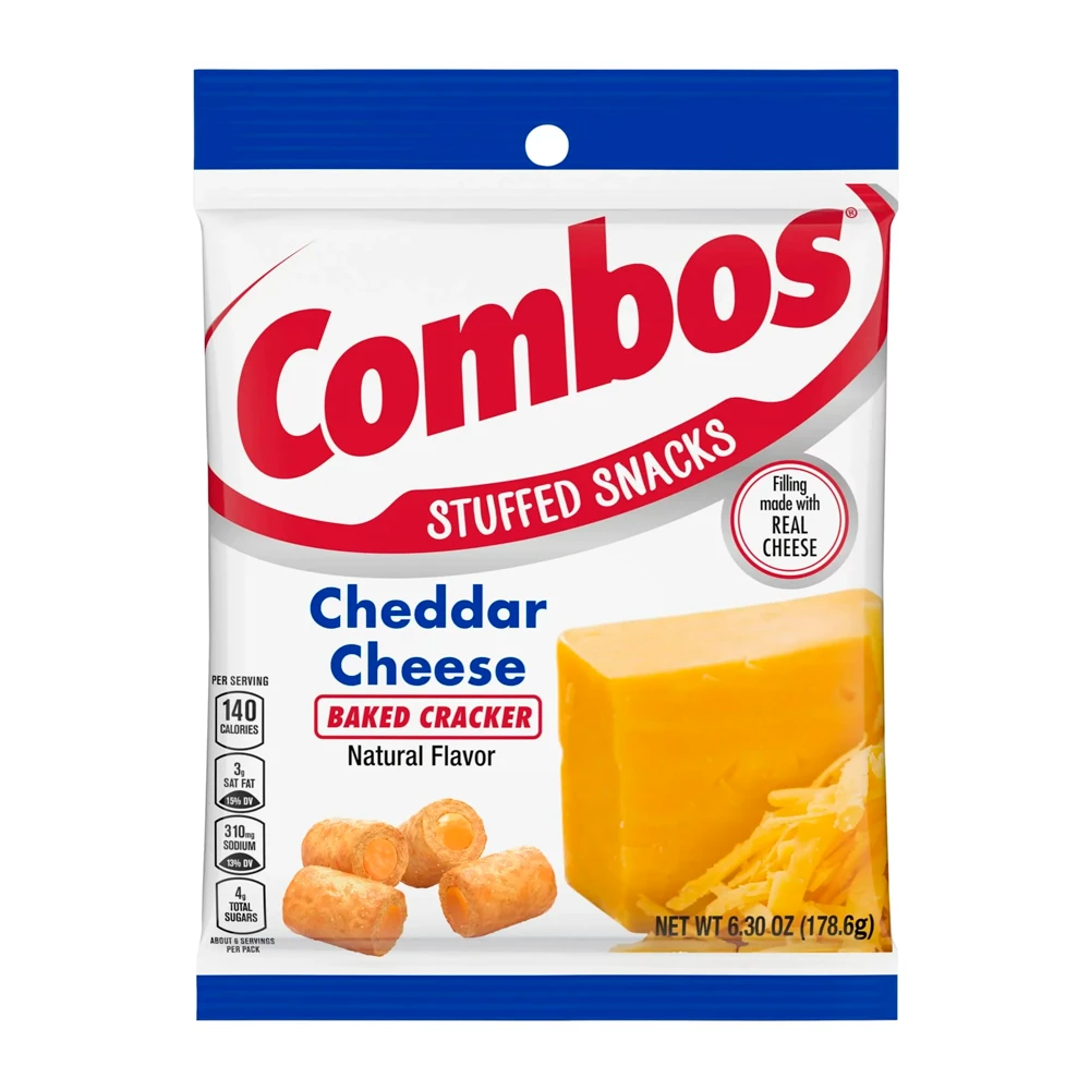 Salgadinho Combos Sabor Cheddar Cheese Pacote 178G