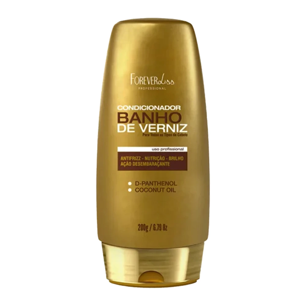 Condicionador Forever Liss Banho de Verniz Bisnaga 200G