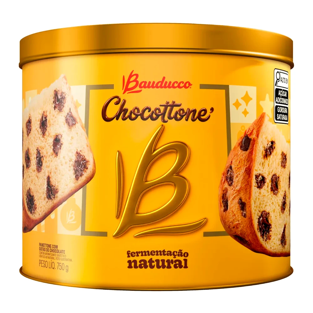Chocottone Bauducco Lata 750G