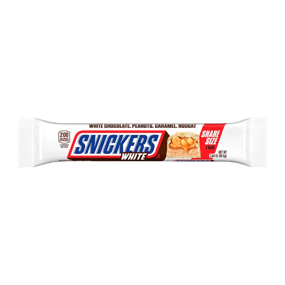 Chocolate Mars Snickers White 2 Bars 80G