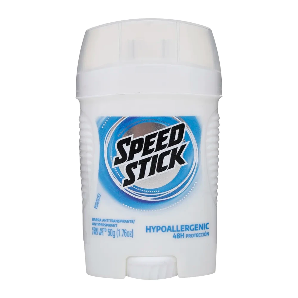 Desodorante Speed Stick Men Hypoallergenic Barra 50Ml
