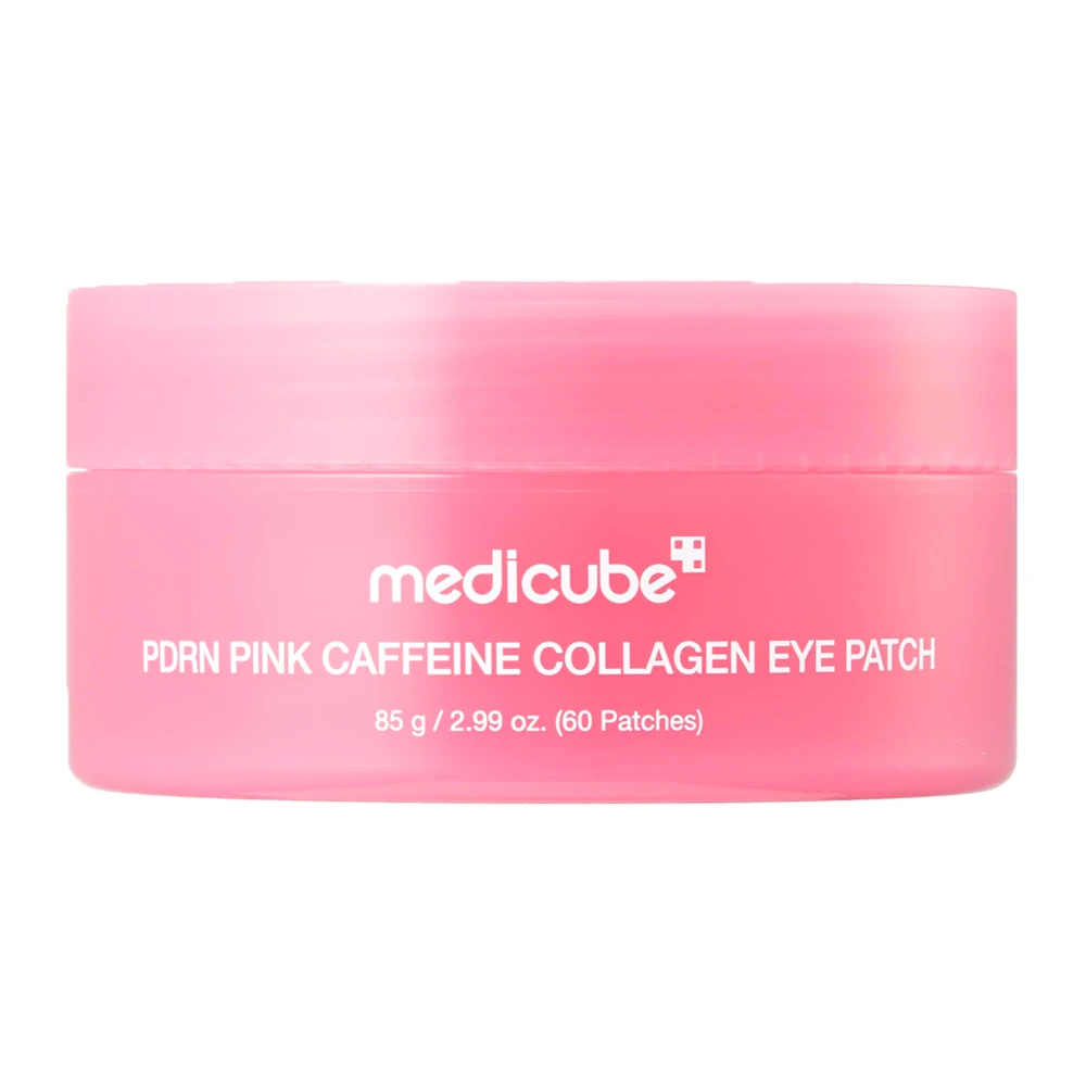 Máscara Facial Medicube Para Olhos Pdrn Pink Caffeine Collagen 60 Unidades